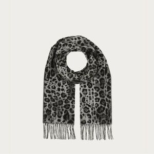 FRAAS Cashmink Leopard Print Scarf UEC